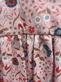 Japanese Floral Cotton Dress - Handmade