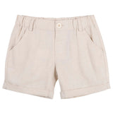 Finlay Linen Shorts Sand by Designer Kidz